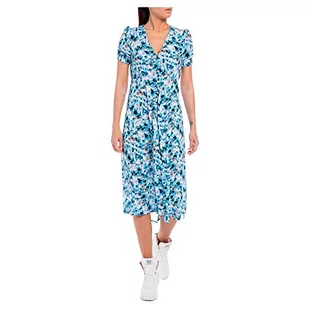 Replay Sukienka damska, 010 White/Azure/Blue/Grey, L - Sukienki - miniaturka - grafika 1
