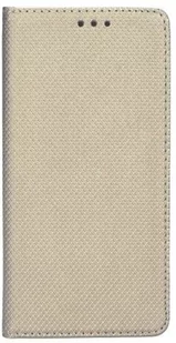 Etui z klapką Forcell Smart Magnet Book do Motorola MOTO E22 Gold (5905359810667) - Etui i futerały do telefonów - miniaturka - grafika 1