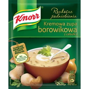 Knorr Kremowa zupa borowikowa z cebulką - Dania w proszku - miniaturka - grafika 2