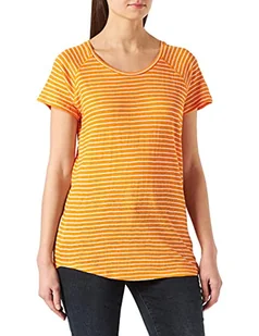 BOSS Damska koszulka w paski C_edila, Otwarte różne992, XS - Koszulki i topy damskie - miniaturka - grafika 1