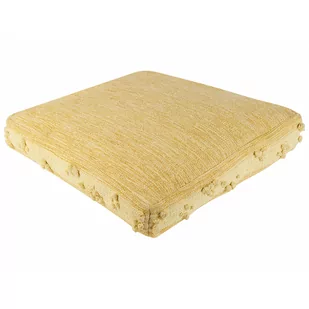 Poduszka Podłogowa Bawełniana 60 X 60 X 12 Cm Żółta Clone - Pufy i podnóżki - miniaturka - grafika 1