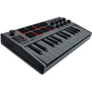 Instrumenty klawiszowe - AKAI MPK MINI 3 GREY - Mini klawiatura sterująca - DARMOWY PACZKOMAT OD 599zł - miniaturka - grafika 1