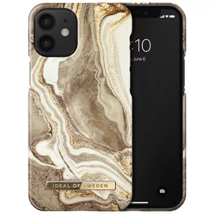 Ideal of Sweden Fashion Etui Obudowa do iPhone 11 / iPhone Xr Golden Sand Marble IDFCGM19-I1961-164 - Etui i futerały do telefonów - miniaturka - grafika 1