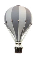 Wyposażenie pokoiku dziecięcego - Balon dekoracyjny szary + popielaty rozmiar m - miniaturka - grafika 1