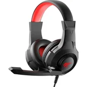 Słuchawki - HAVIT H2031d Czarno-Czerwone - miniaturka - grafika 1