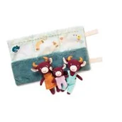 Zawieszki dla dzieci i niemowląt - Lilliputiens Lilliputiens - Lilliputiens Mini  -  Przytulanki Rodzina Krówek z Rozkładaną Matą Krówka Rosalie 2 Lata+ - miniaturka - grafika 1