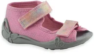 Buty dla dziewczynek - Kapcie dla dziewczynki do żłobka do przedszkola Befado 342P057 Papi - miniaturka - grafika 1