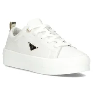 Półbuty damskie - Półbuty Skórzane Damskie Sneakers na platformie Filippo Białe Półbuty Skórzane 39 Damskie Sneakers na platformie Filippo Białe - miniaturka - grafika 1