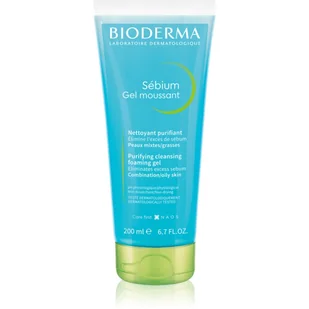 Bioderma Sebium Gel Moussant żel oczyszczający do skóry tłustej i mieszanej  200ml - Balsamy i kremy do ciała - miniaturka - grafika 1