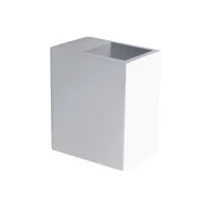 Lampy ścienne - v-tac Kinkiet Ścienny Kwadrat GIPS G9 Biały V-TAC VT-858 - miniaturka - grafika 1