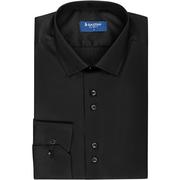 Koszule męskie - Koszula Slim Fit Black - Dastan - miniaturka - grafika 1