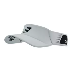 Czapki i chusty sportowe damskie - COMPRESSPORT Daszek biegowy VISOR ULTRALIGHT white/black - grafika 1