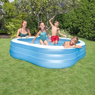 Intex Basen Beach Wave, 229x229x56 cm, 57495NP - Baseny ogrodowe - miniaturka - grafika 1
