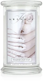 Kringle Candle Warm Cotton Scented Candle 624 g - Świece - miniaturka - grafika 1