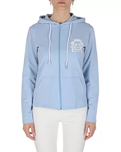 19V69 ITALIA Damska bluza z kapturem Eleana Light Blue bluza z kapturem, jasnoniebieska, 50 (opakowanie 9 sztuk), jasnoniebieski, 3XL - Bluzy damskie - miniaturka - grafika 1