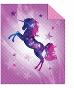 Koce i narzuty dla dzieci - Detexpol Narzuta na łóżko młodzieżowa 170x210 cm jednorożec - miniaturka - grafika 1