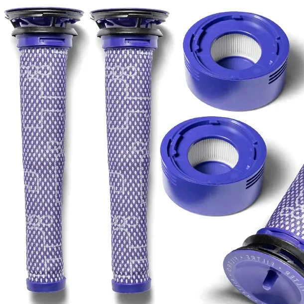 2x Zestaw filtrów HEPA zmywalny do odkurzaczy DYSON V7 / V8 Absolute Animal