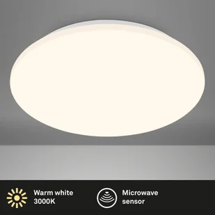 Briloner Lampa sufitowa Ekos z czujnikiem ruchu LED, Ø 35 cm - Lampy sufitowe - miniaturka - grafika 4