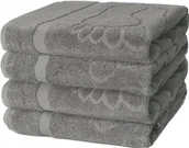 Dywaniki łazienkowe - Dywanik Łazienkowy 50X70 Stopka Szara - miniaturka - grafika 1