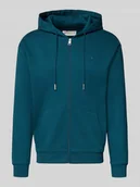 Bluzy męskie - Bluza rozpinana o kroju regular fit z mieszanki bawełny - miniaturka - grafika 1