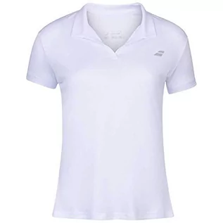 Koszulki i topy damskie - Babolat Damska koszulka polo dla kobiet, biała, L - grafika 1