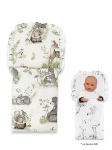 Becik dla lalki SPOKOJNY LAS NATURAL - Rożki i beciki - miniaturka - grafika 1