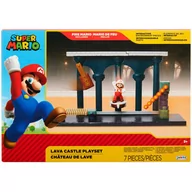 Figurki dla dzieci - PLAYSET CASTILLO DE LAVA SUPER MARIO NINTENDO - miniaturka - grafika 1