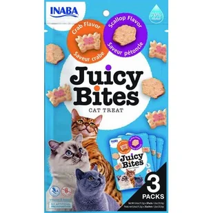 Inaba INABA CHURU dla kota Juicy Bites krab i przegrzebki 33g IN_23 - Przysmaki dla kotów - miniaturka - grafika 1