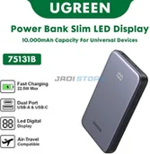 Powerbanki - Powerbank 10000mAh UGREEN PB507 20W PD USB + USB-C szary - miniaturka - grafika 1