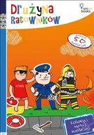 Książki edukacyjne - Koloruj maluj naklejaj drużyna ratowników - miniaturka - grafika 1