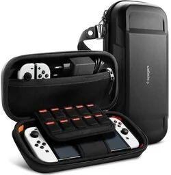 Spigen Etui Rugged Armor Pro Pouch Nintendo Switch / Oled, czarne - Akcesoria do Nintendo - miniaturka - grafika 1