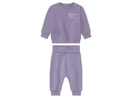 Komplety dla niemowląt - lupilu® Dres niemowlęcy z bawełną (bluzka + spodnie) (Fioletowy, 50/56) - miniaturka - grafika 1