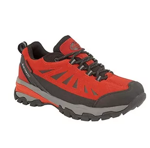 Northwest Territory Damskie buty trekkingowe Keele niskie, czerwone czarne, 7 UK, Czerwony Czarny, 40 EU - Buty trekkingowe damskie - miniaturka - grafika 1