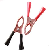 Kable rozruchowe - Krokodylki Kable Rozruchowe Zaciski 10A 2szt. - miniaturka - grafika 1