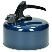 Kuchnia turystyczne i akcesoria - Highlander czajnik/czajnik z gwizdkiem wykonana z aluminium, z flet, na kemping, niebieski, jeden rozmiar CP094-DNV-01_Blau - miniaturka - grafika 1