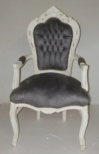 Stylowy Fotel Mini Tron Siedzisko Krzesło Popiel - Krzesła - miniaturka - grafika 1