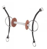 Akcesoria jeździeckie - Beris Wędzidło typu cyganka ze ścięgierzem Comfort Bar 15mm - soft - miniaturka - grafika 1