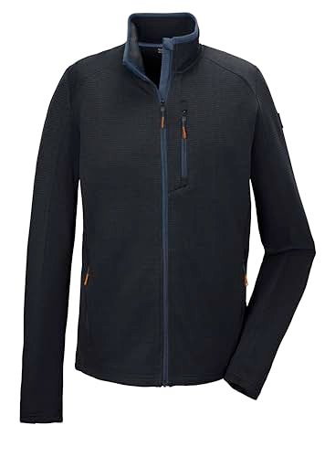killtec Męska kurtka Powerstretch ze stójką KOS 92 MN FLX JCKT, czarno-niebieska, 4XL, 42800-000