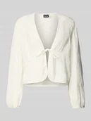 Bluzki damskie - Bluzka z długim rękawem o kroju regular fit z bawełny model ‘SASTINA’ - miniaturka - grafika 1