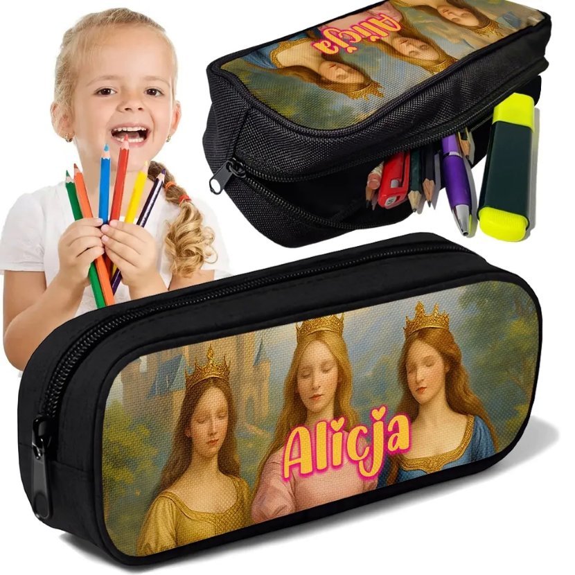 Piórnik TUBA z imieniem Księżniczki PRINCESS Personalizowany Prezent