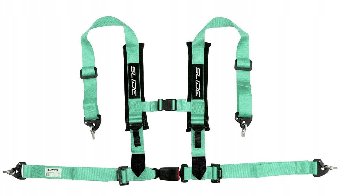 Pasy sportowe Slide V2 Miętowe 4P 2