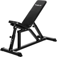 Ławki treningowe - CZARNA ŁAWECZKA REGULOWANA DO ĆWICZEŃ SIŁOWNIA - miniaturka - grafika 1