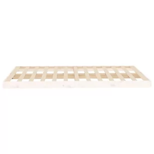 Lumarko Rama łóżka, biała, 120x200 cm, lite drewno sosnowe - Łóżka - miniaturka - grafika 7