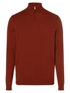 Swetry męskie - Selected - Sweter męski  SLHBerg, pomarańczowy|czerwony - miniaturka - grafika 1