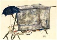 Plakaty - Street Cart, Egon Schiele - plakat Wymiar do wyboru: 50x40 cm - miniaturka - grafika 1