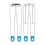 Spodnie narciarskie - Spodnie narciarskie Rossignol damskie W Ski Fuseau białe - XL - miniaturka - grafika 1