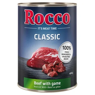 Rocco Classic, 6 x 400 g - Wołowina i dziczyzna - Mokra karma dla psów - miniaturka - grafika 3