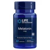 Aminokwasy - Melatonin 1 mg 60 kapsułek Life Extension - miniaturka - grafika 1