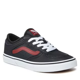 Buty dla dziewczynek - Sneakersy Vans Jn Rowley Classic VN000E525R31 Black/Red Clay - grafika 1