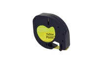Etykiety do drukarek - Zamiennik taśmy DYMO 91202 12mm żółta/czarny S0721570 - miniaturka - grafika 1